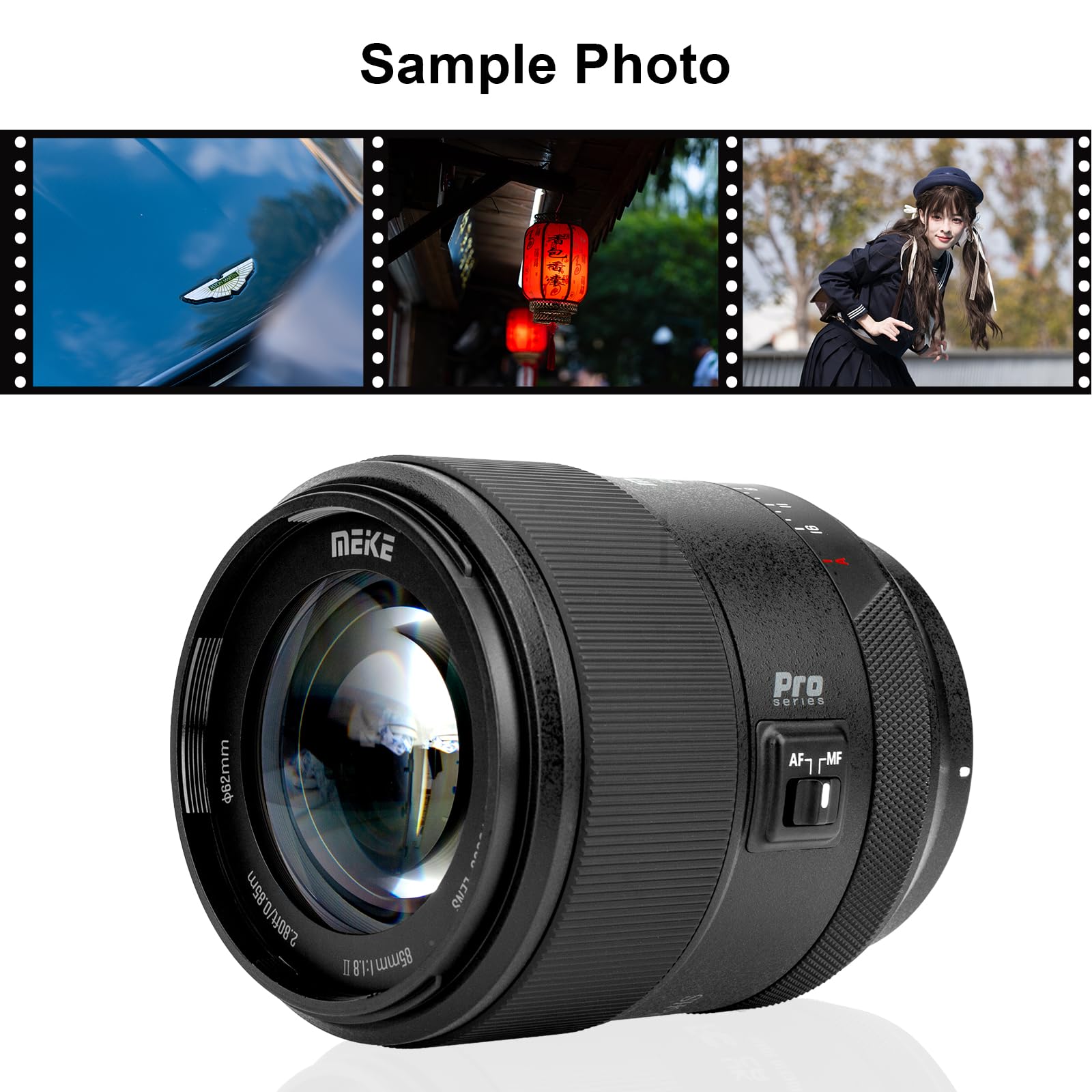 Amazon.co.jp: Meike 85mm f1.8 Pro II フルフレーム STM オート